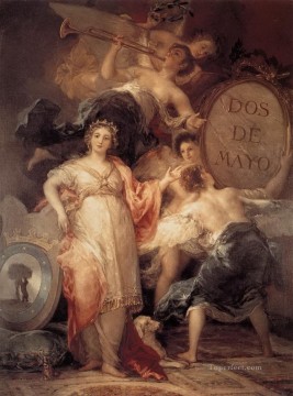  allegory Art - Allegory of the City of Madrid Francisco de Goya